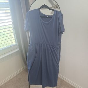 Blue Casual Women's Dress